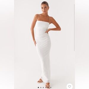 NWT Peppermayo Paxton Beaded Dress in White